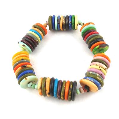 [N0226] - Fancy Bracelet 'Kilimanjaro' Green Multicolor