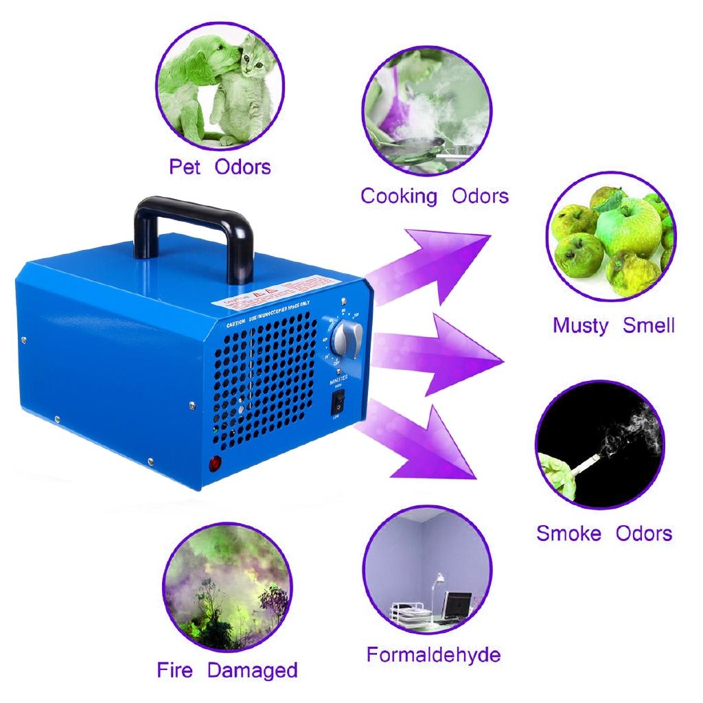 100W Air Ozonizer Air Purifier Household Deodorizer Ozone Ionizer Generator Sterilization Germicidal Filter Disinfection
