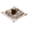 Folding PU Leather Key Plate Multi-functional Dice Tray New Desktop Storage Tray  Desktop Organizer