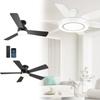 Ceiling Fan Light With Blades For Bedroom And Living Room Decor