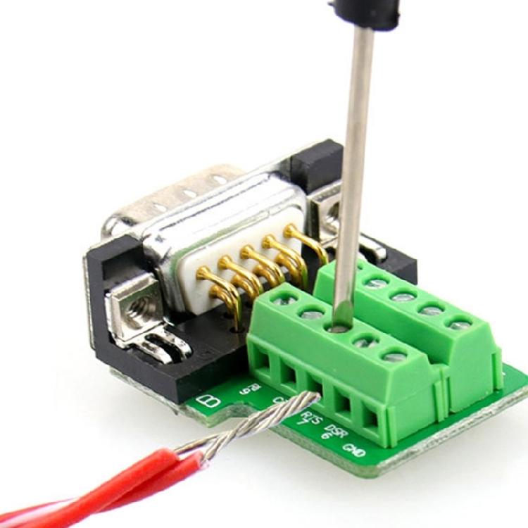 D SUB 9Pin RS232 Adapters RS485 RS422 Connection with Mounting Screws/Nuts and Easy Installation