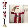 Lussuoso Costume da Babbo Natale in Velluto per Celebrazioni Natalizie e Feste Cosplay