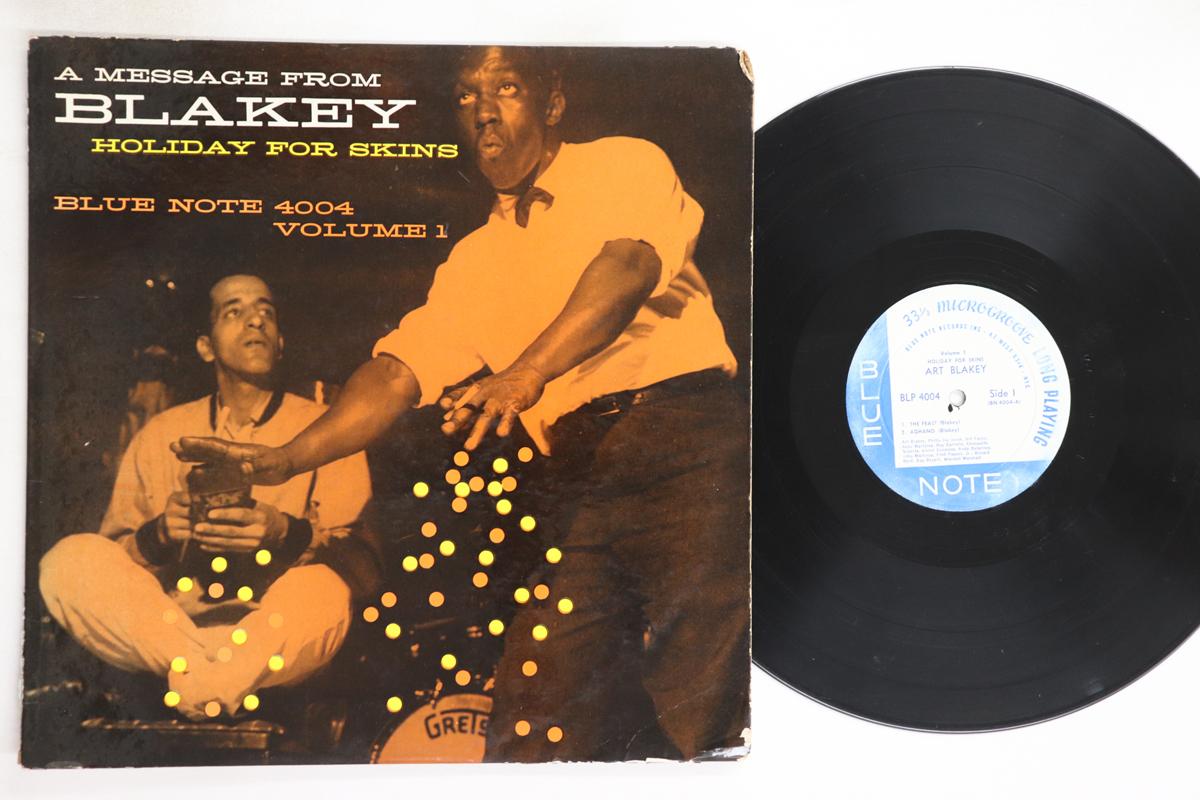

LP Record ART BLAKEY - Holiday For Skins Volume 1 BLP4004 BLUE NOTE 1960 US Jazz Used