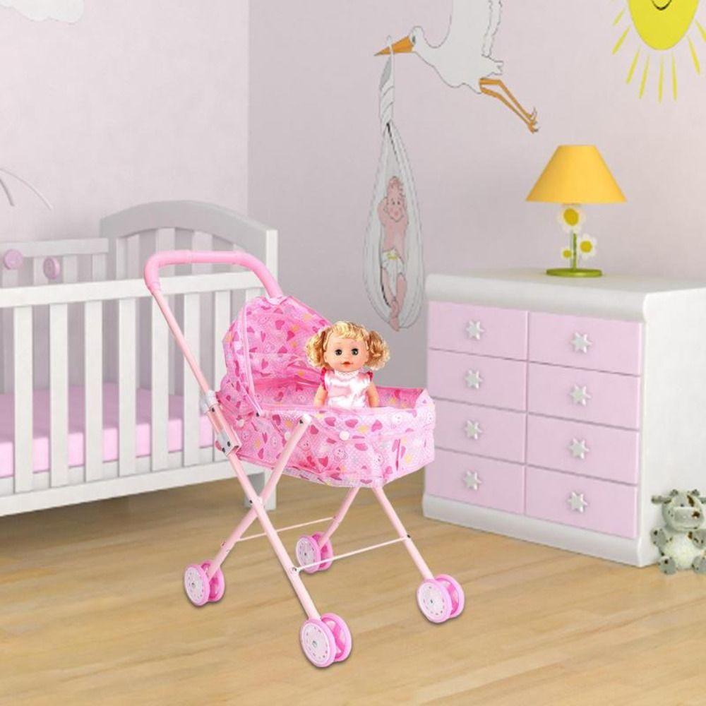 Simulation Play House Toddler Dining Chair Doll Rocking Chairs Doll Swing Bed  Baby Toddler