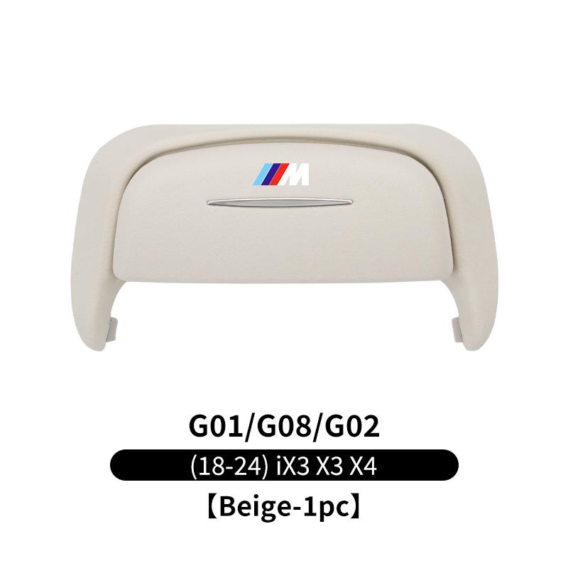 

2025 Hot Car Grey Suede Sunglasses Box Auto Roof Storage Accessories Glasses Case For BMW 5 Series G60 X3 iX3 G01 X4 G02 X5 G05