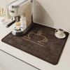 Tappetino da Cucina Super Assorbente, Antiscivolo, Stoviglie da Caffè, Scolapiatti, Asciugatura, Asciugatura Rapida, Posto Rubinetto