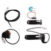 Bike Throttle Grip Kit Anti Slip Bike Drum Brake Line Ignition Switch Key Kit for Electric Bike Scooter Motor