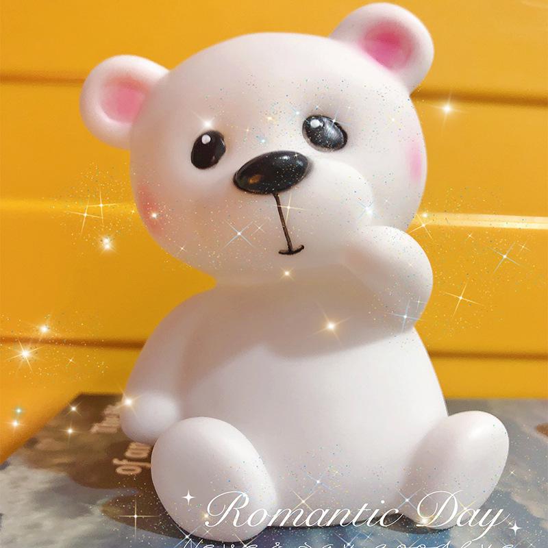 Veilleuse Cartoon Journée des Enfants Vinyle Lampe de Chevet Ornements Cadeaux Créatifs