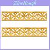 Stunning 10pcs 3d Mirror Geometry Vinyl Removable Wall Sticker For Home Decor
