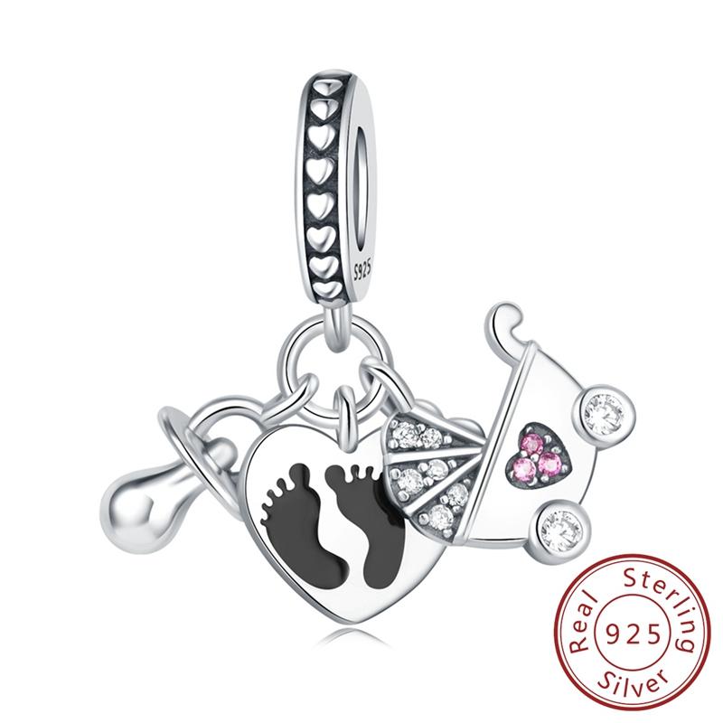 100% Copper Charms Pendants Fit Original Bracelet Diy Beads Dog Love Letter Cupid Love Lock Angel Butterfly