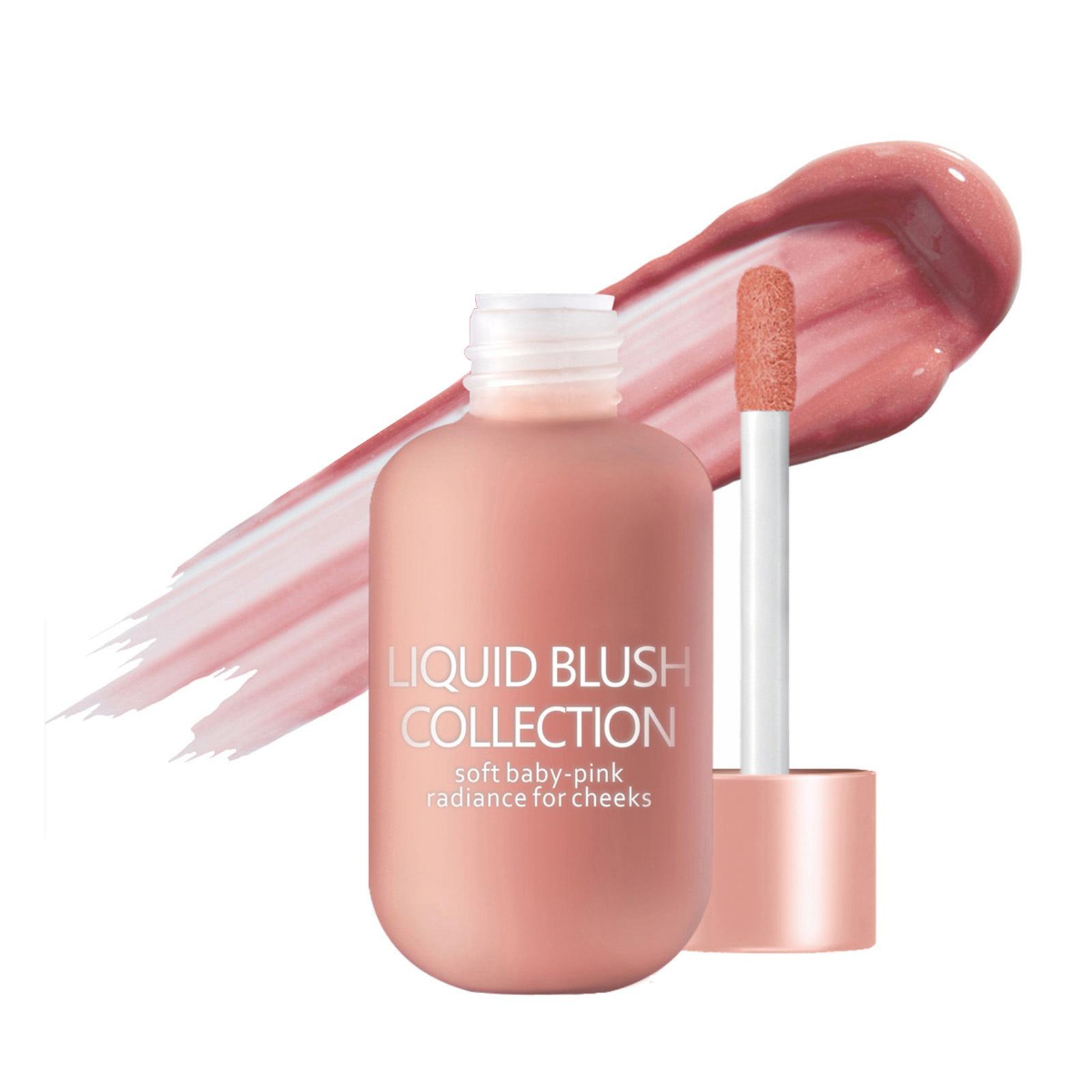 

12 г кремовых жидких румян 1 шт. Натуральный пигментированный макияж для щек для женщин и девушек, наслаиваемый, увлажняющий, мягкий матовый румянец, косметическое средство, повседневные предметы первой необходимости One Size