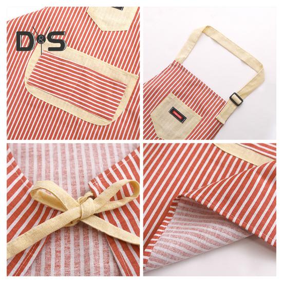 Ladies Cooking Apron Adjustable Strap Convenient Easy Cleaning Strap Apron Pinafore