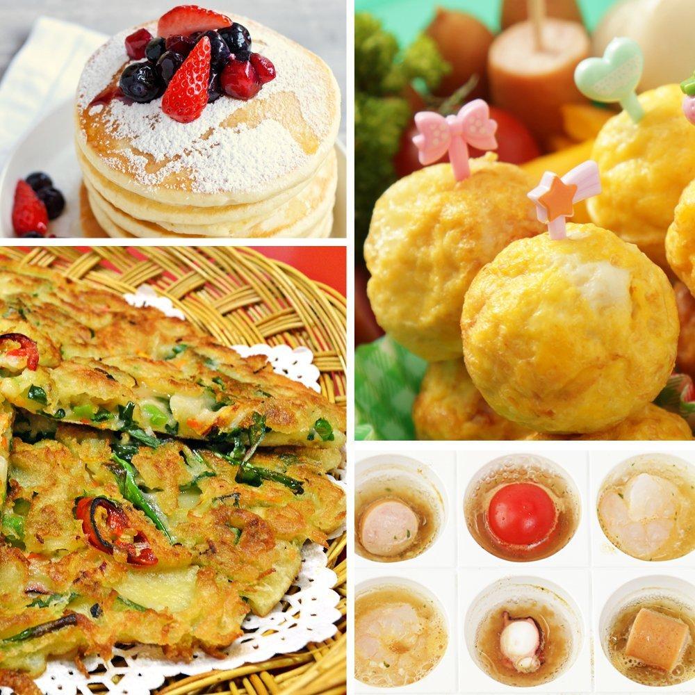 IRIS OHYAMA Takoyaki Maker 2WAY Platte 24 Löcher Flach Keramikbeschichtung Grau (Takoyaki-Teller) PHP-C24W-H