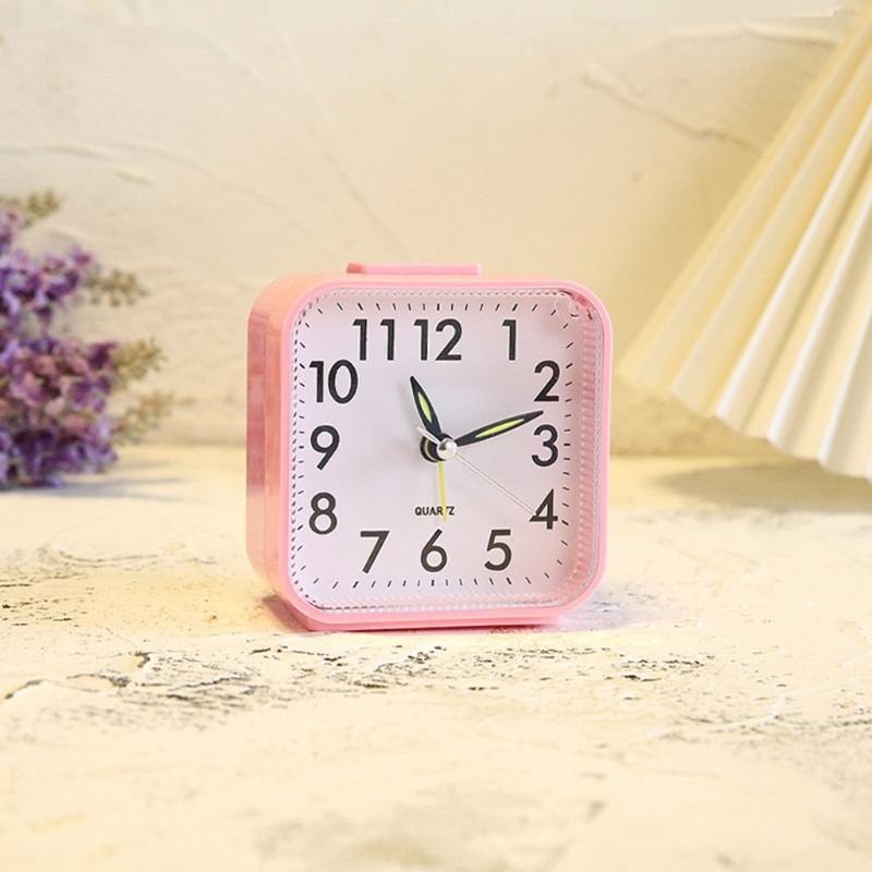 Multifunction Alarm Clock Light Glowing Led Light Ornament Crafts for School Office Dormitory Holiday Decoration