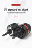 1/4-Inch Hex Shank Drill Chuck Adapter for Electric & Air Wrenches, 6.35mm Lithium Battery Converter