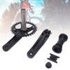 Kids Cycle Crankset with Bottom Bracket Hollow Integrated BCD104mm 34T Aluminum Alloy Cycle Chainrin
