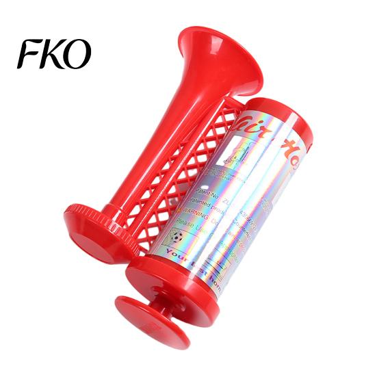 Loud Air Horn Hand Pump for Sports Games, Cheering Noise Maker Stadium, Portable Push Sound Speaker Soccer Fan красный