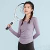 WEZHO Women's Quick-Dry Long Sleeve Fitness Top