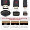 Xiwai Mini HDMI HDTV Hyper Slim HDMI Cord 8K 4K To for Cameras and HDTVs Ultra-Thin 2.1 Cable, 0.5 Meter, 2.0, Type-A Type-C
