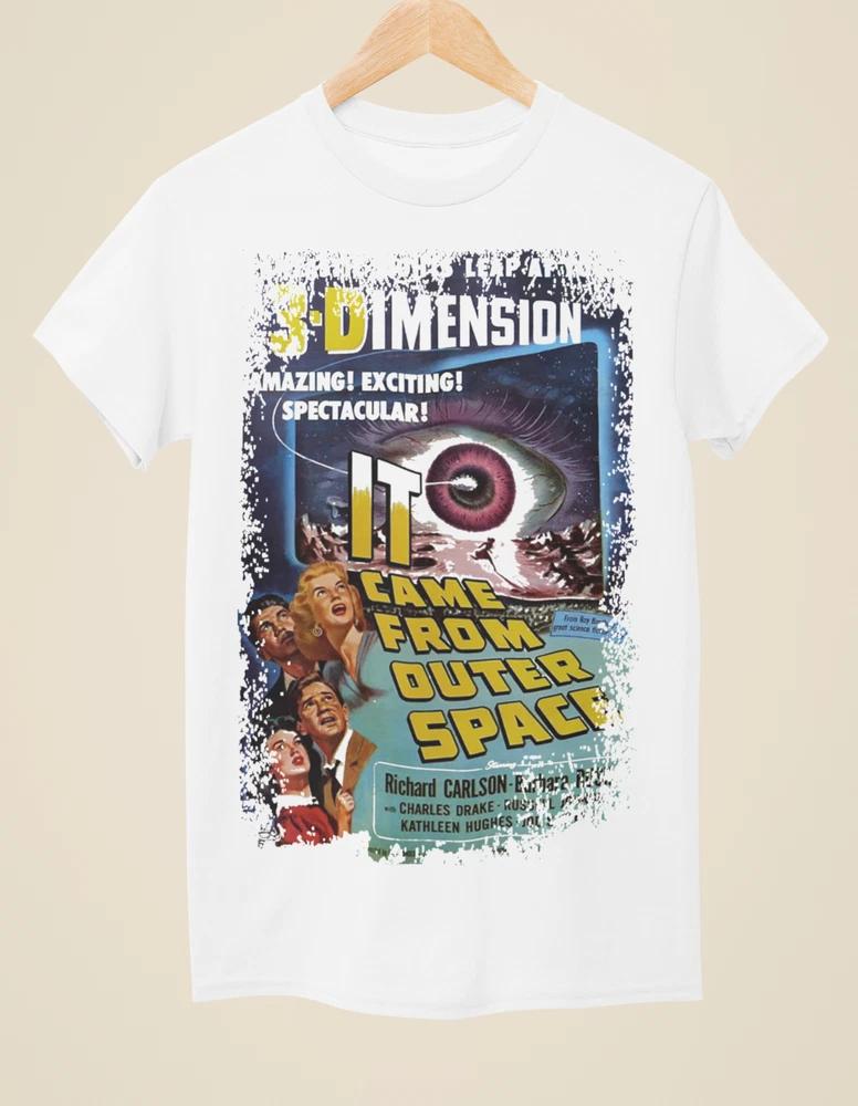 It Came From Outer Space (1953) Movie Poster Inspired Unisex White TShirt S