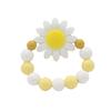 Colorful Bracelet Silicone Teether Chew  Soft Beads Toy Baby
