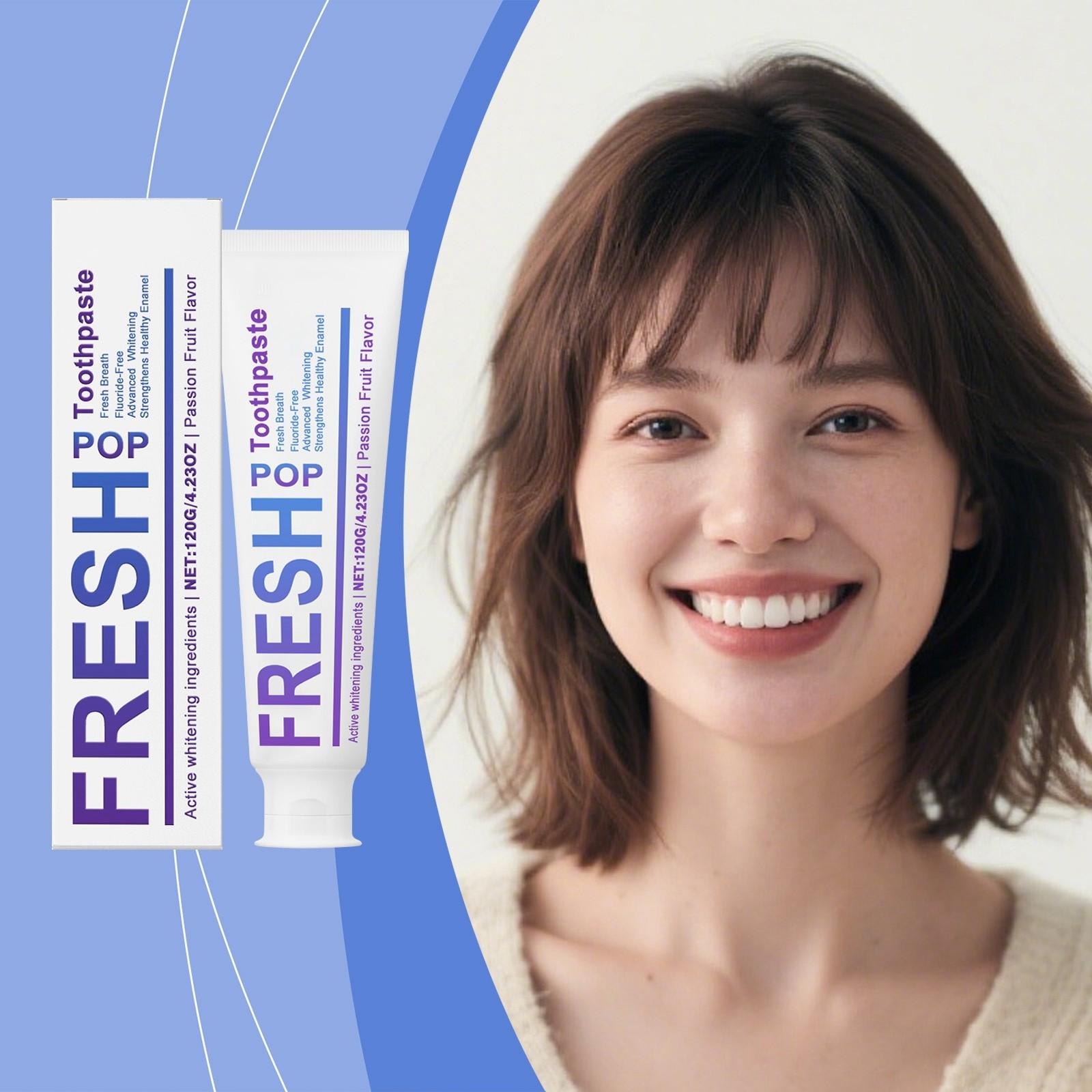 

Fresh Toothpaste Oral Health Stain Remover Toothpaste Freshening Breath Oral Care Toothpaste One Size білий