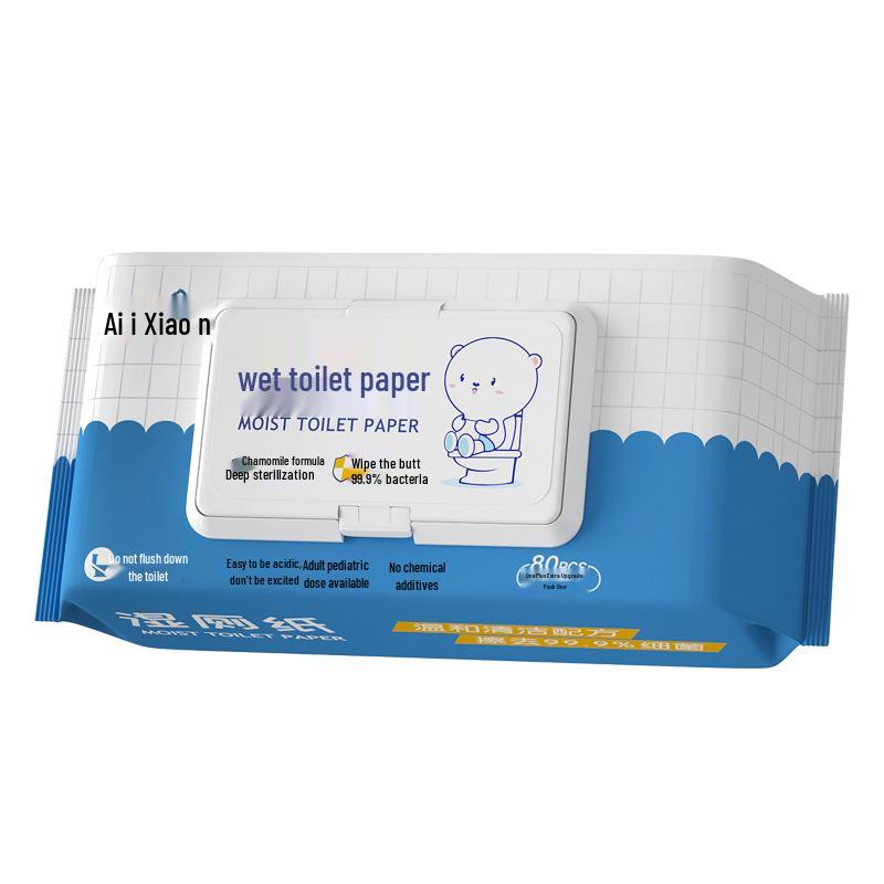 80 kusů vlhčených ubrousků: Jemné čištění pro miminko, ruce a osobní péči