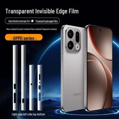 Oppo Find X9 Pro Průhledná Neviditelná TPU Hydrogelová Fólie s Čtyřstranným Obalem Okrajů