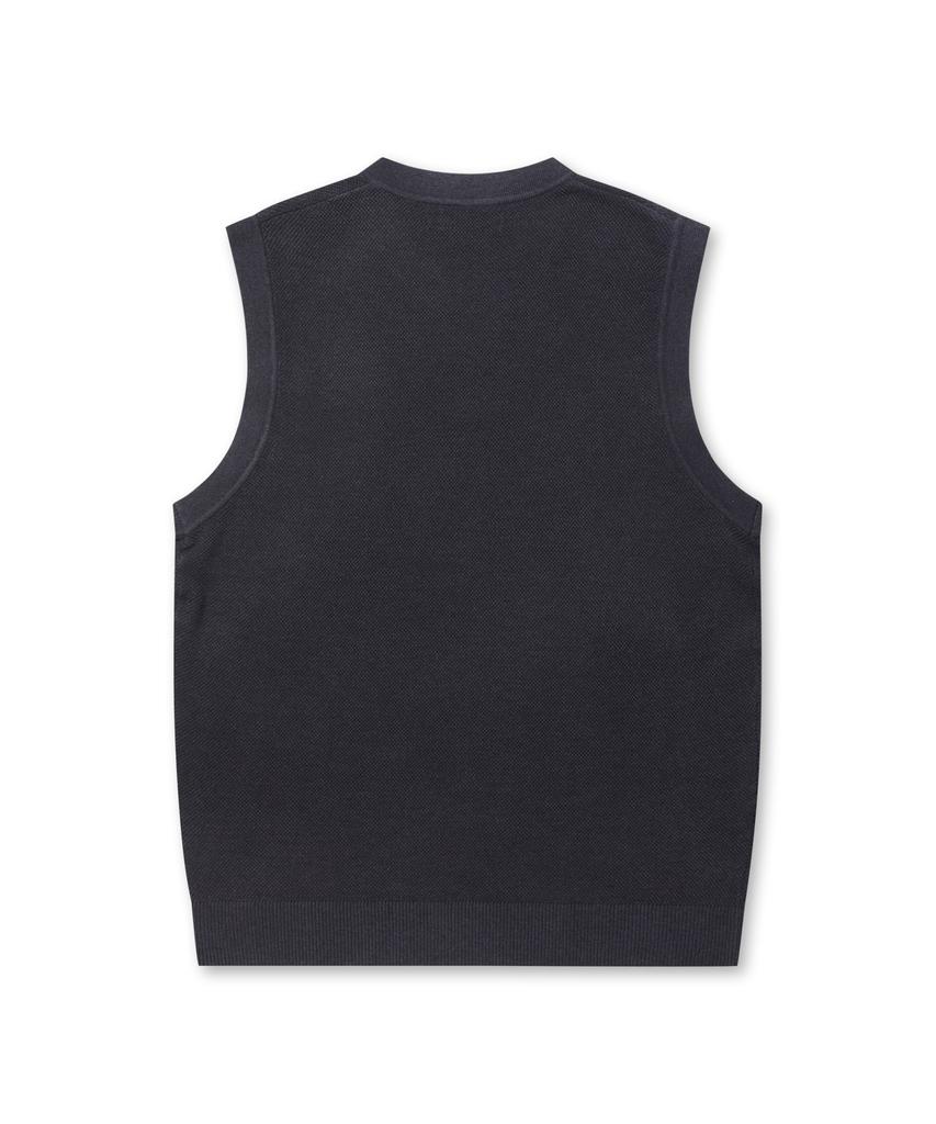 Brentwood [Essentials] Washable Vest Sweater Brwax25171Nyx