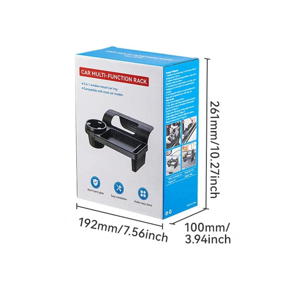 Auto-Becherhalter, Getränkehalter, Seitentür, Fenster, Telefonschlitz, hängender Aufbewahrungsregal-Organizer für das Fahrzeug