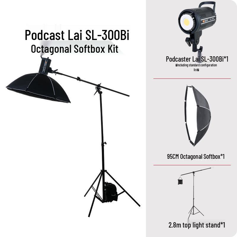 Yingbang 300W Live Broadcast Soft Spotlight for Clothing, Food, and Children