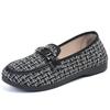 Spring and Autumn new single shoes women's fashion versatile middle-aged mother shoes one pedal old Beijing cloth shoes women