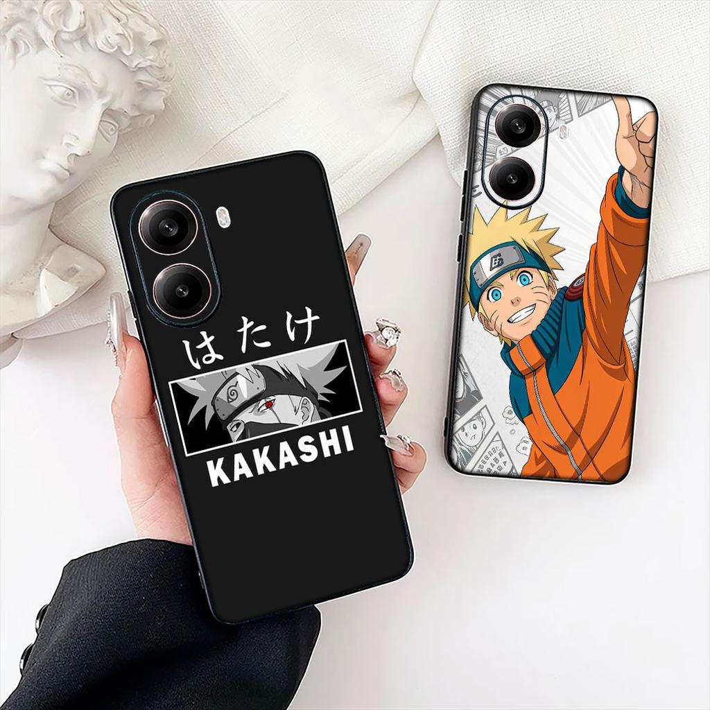 Narutos Uchiha Sasuke Kakashi Protective Cover for Xiaomi Redmi Note 12 11 10 A3 Pro 10A 10C 12C Note12 5G Phone Case