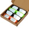 4 Pieces Total Solar Eclipse Glasses ABS Plastic Direct Sun Viewing Glasses Eye Protection Observation Glasses