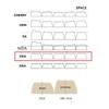 Mechanical Keyboard Keycap Minimalist Ice Mint Keys DA Profile 133Keys Dye Sub KeyCap for   MX DZ60 RK61 64 GK61