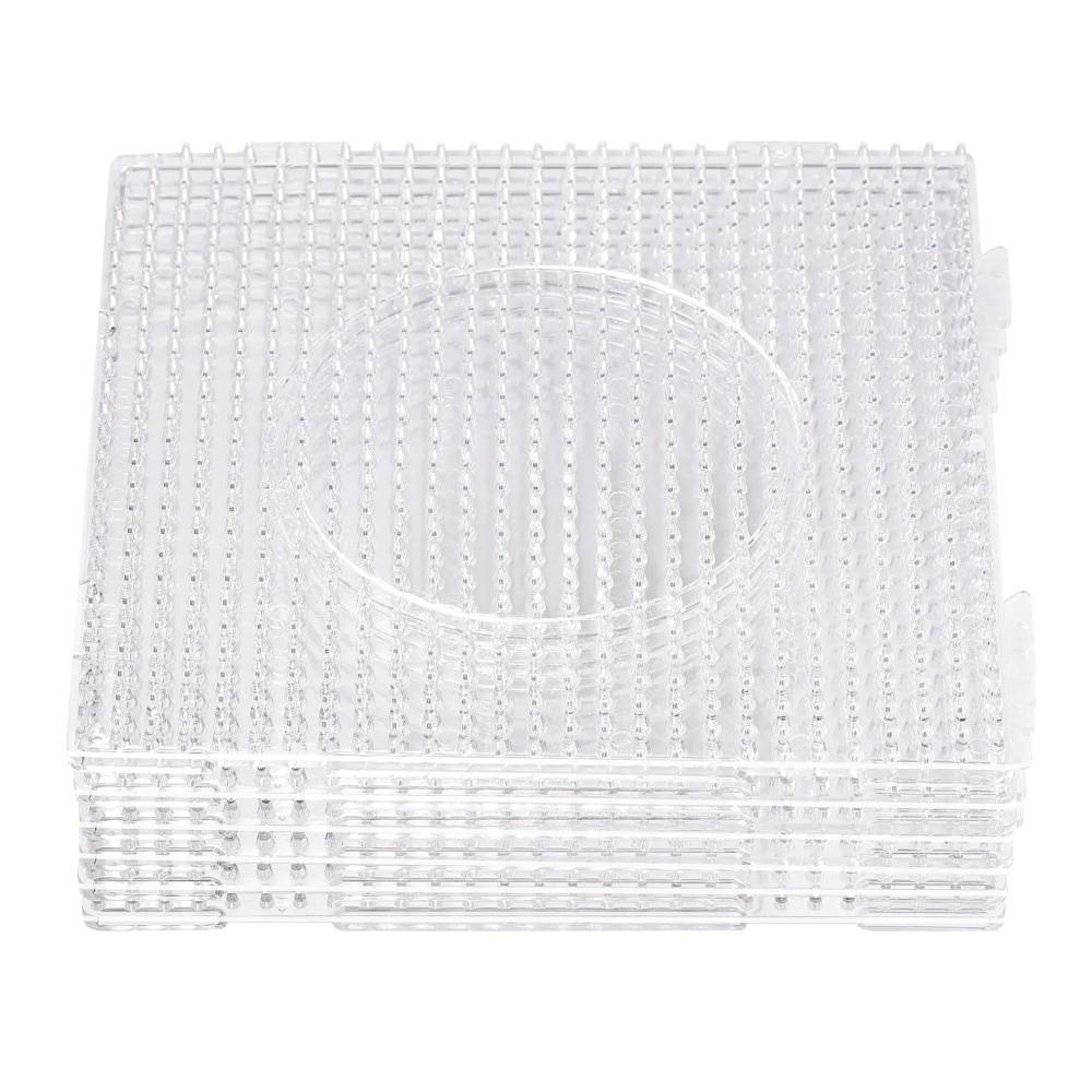 5Pcs Heat Resistant Fuse Beads Pegboards DIY Melting Beads Boards Perler Beads Boards  Puzzle Making