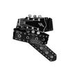 4.5cm Width Rivet Punk Rock Pu Leather Belt Man Woman Hip Hop Vintage Black Red Leather Waist Belt Y2k