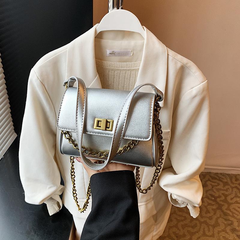Premium Texture Small Bag Women's New Summer Versatile Chain Messenger Bag Fashion Shoulder Armpit Bag