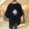 Women's Summer 2025 Pure Cotton Loose Long Sleeve Base T-Shirt