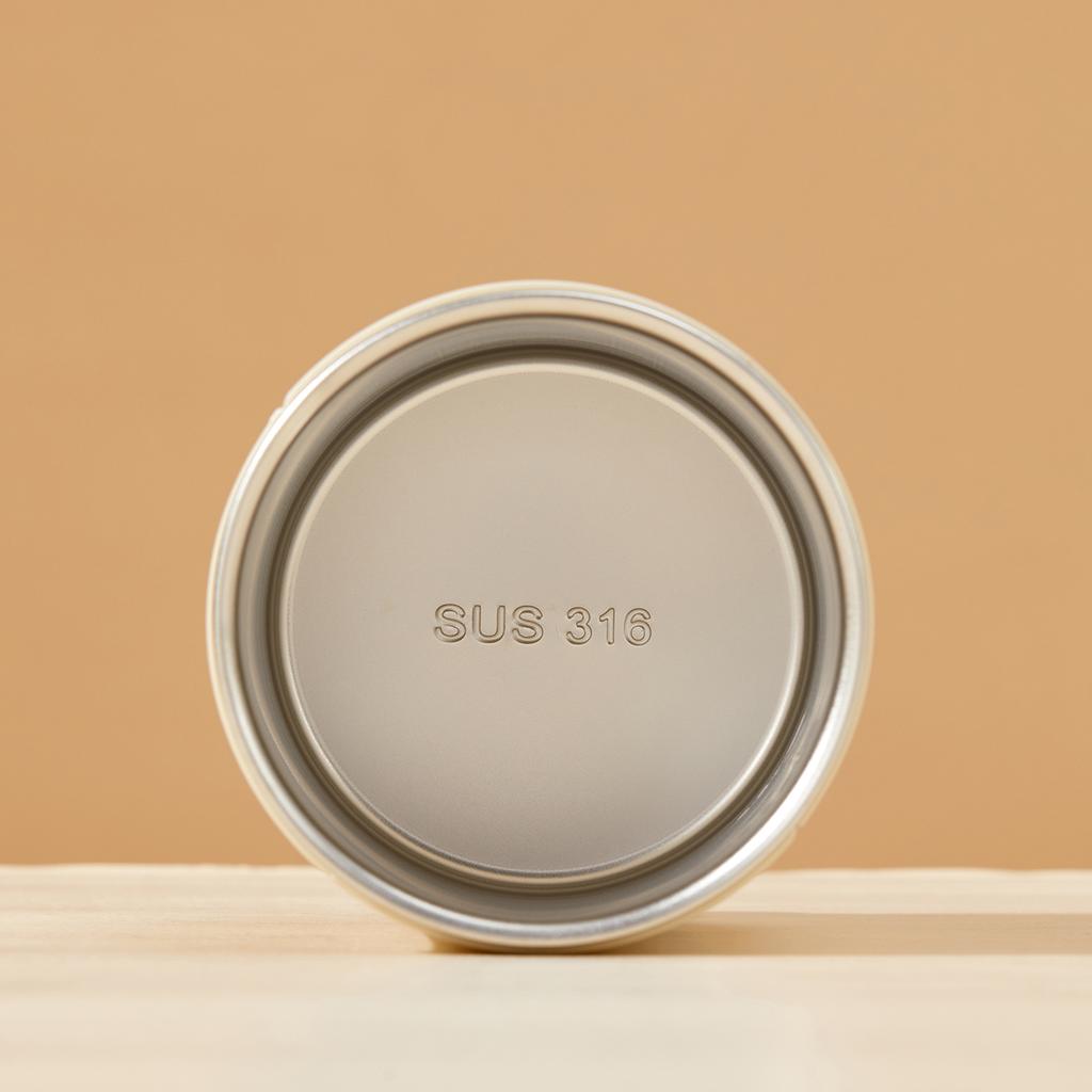 WORTHBUY 316 Rustfritt Stål Isolert Vannflaske Med Sugerør Bærbar Lekkasjesikker Student Barn Vannkopp Melk Kaffekopp