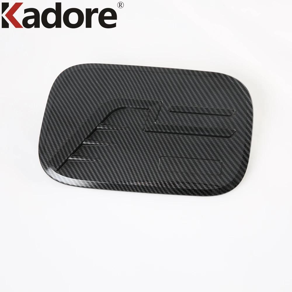 For Kia Carnival KA4 2024 2025 Carbon Fiber Car Gas Fuel Tank Cover Trim Oil Filler Cap Overlay Accessories