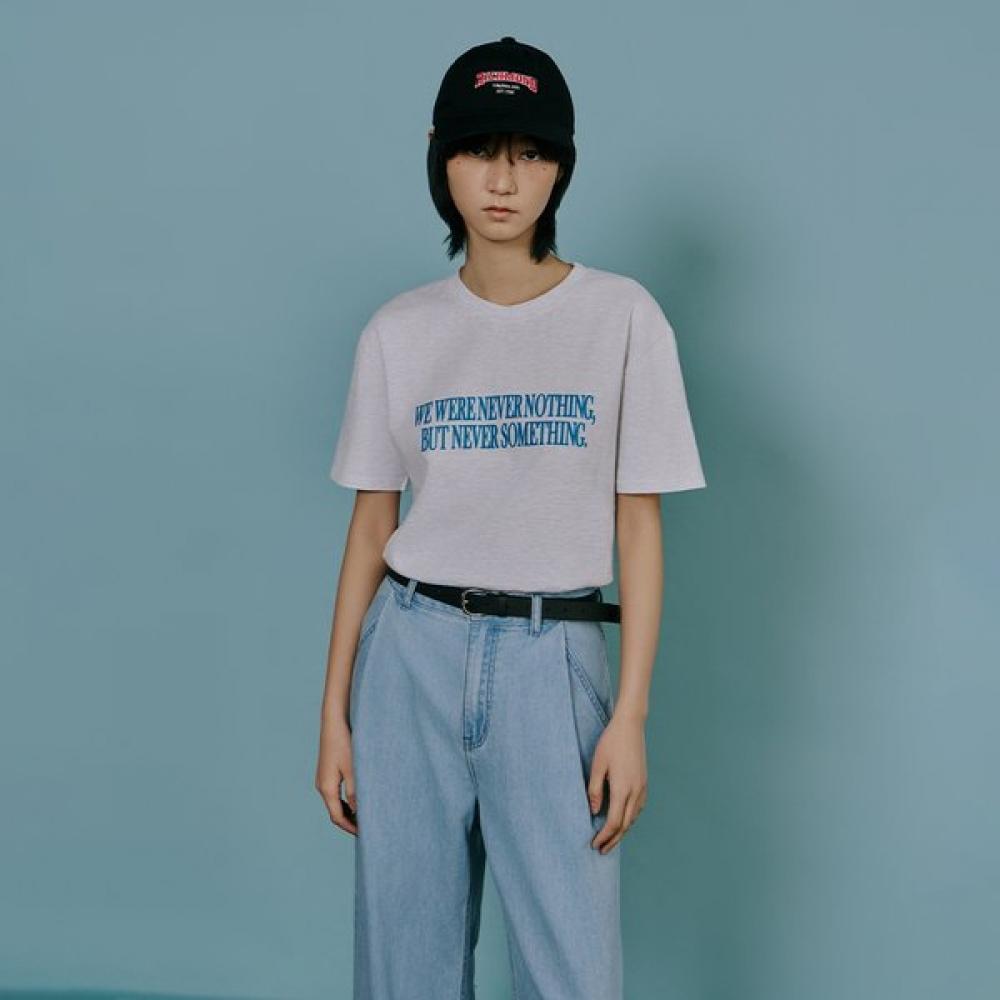 

Lap Floppy Oversized ShorT Sleeve T shirT as2cT462 CH (charcoal)/FF