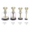4 Size Nipple Sucker Enlarger Nipple Clamps Pussy Pump Clitoris Clip Vacuum Stimulate Breast Enlarger Sex Toy For Women Men BDSM