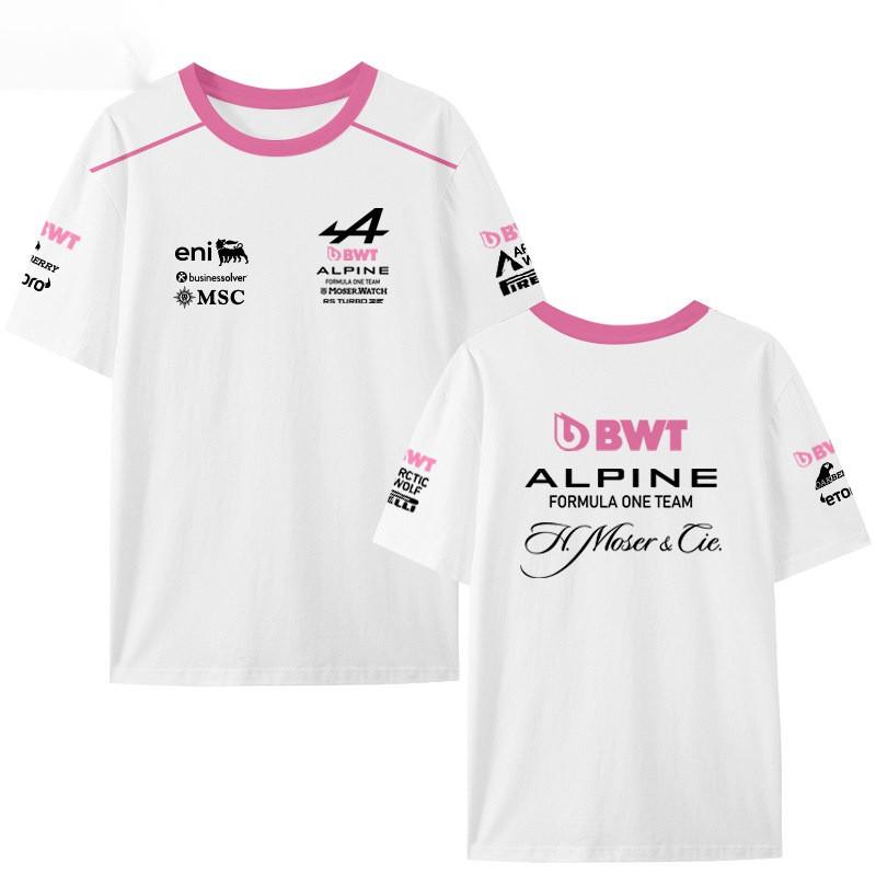 Alpine F1 Team 2026 Fan T-Shirt Mens Short Sleeve Quick Dry Breathable Cotton Blend Casual Tee