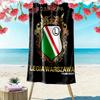 Legia Warschau Poster Druck Strandtuch, Großes Weiches Schnelltrocknendes Handtuch für Strand Camping Schwimmen