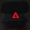 Reflective Triangle Warning Sticker for Electric Motorcycle Helmet