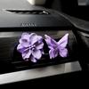 Retro Flower Car Air Outlet Aromatherapy Fancy Niche Style Camellia Car Vent Fragrant Stone Aroma Diffuser