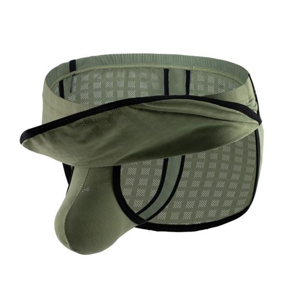 Herren-Tanga, sexy, niedrige Taille, elastischer Bund, schmale Passform, Slips, einfarbig, atmungsaktives Netzhöschen für den Alltag