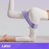 LeXi Elastic Resistance Band, Strength Training, Glute Exercise, Purple, 120 Lbs, Intermediate Level