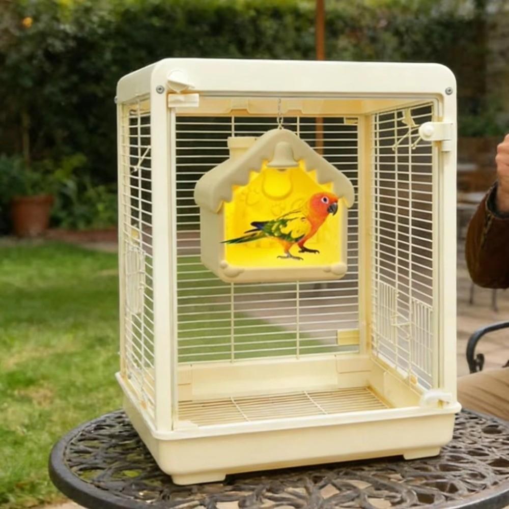 Multi-Purpose Warm Light Bird Breeding Nest Bite Resistant With Pad Parrot Bed House Comfortable Bird Nest Cage Pet Store